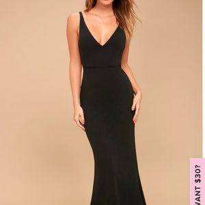 Melora Black Sleeveless Maxi Dress